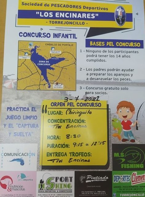 Concurso de pesca infantil