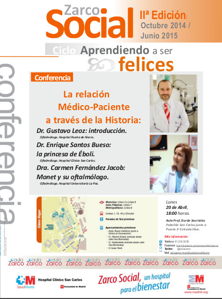 Conferencia de Enrique Santos: La relación Médico-Paciente a través de la historia