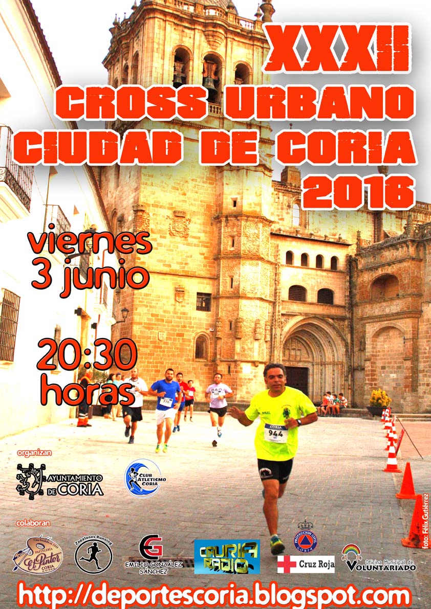 Apertura de inscripciones del XXXII Cross Urbano “Ciudad de Coria”