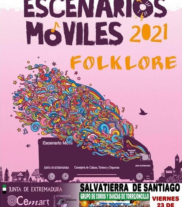 GRUPO DE COROS Y DANZAS DE TORREJONCILLO en Salvatierra de Santiago