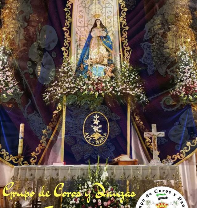 Coros y Danzas y la Rondalla Genaro Ramos rondan esta noche a la Inmaculada