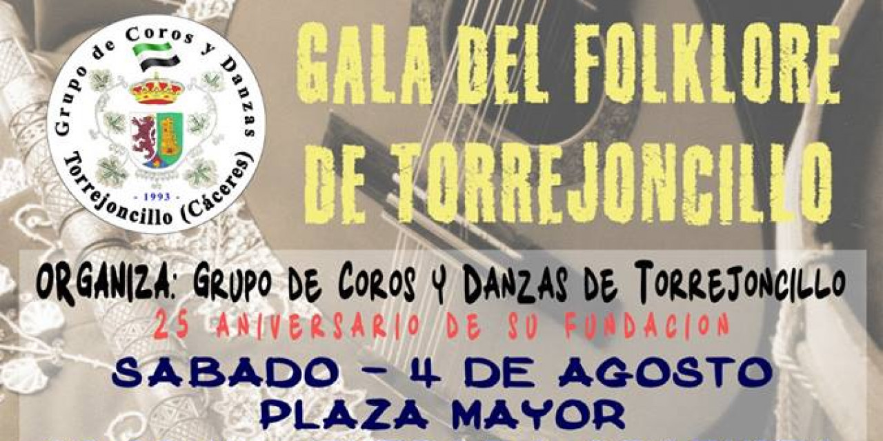 Comenzamos con el XXV Aniversario el Grupo de Coros y Danzas de Torrejoncillo