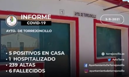 INFORME DE SITUACIÓN COVID-19 a 03/09/2021