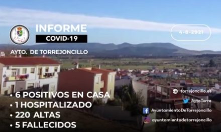 INFORME DE SITUACIÓN COVID-19 a 4/8/2021