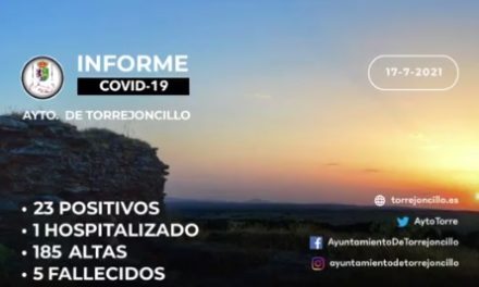 INFORME DE SITUACIÓN COVID-19 a 17/07/2021