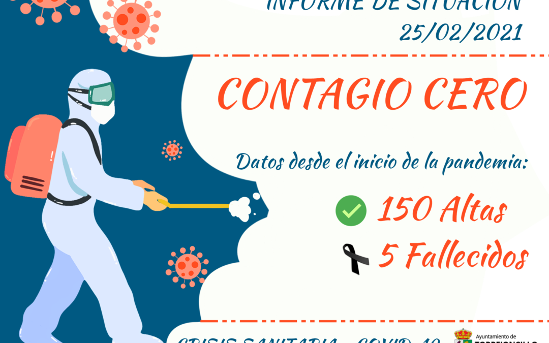 CONTAGIO CERO EN TORREJONCILLO Y VALDENCÍN