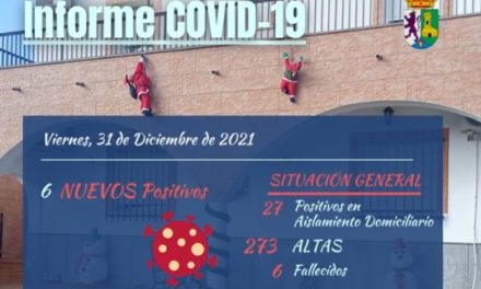 INFORME DE SITUACIÓN COVID-19 a 31/12/2021