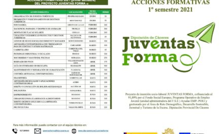 ARTESANÍA A RAUDALES EN LAS PRÓXIMAS ACCIONES FORMATIVAS PARA JÓVENES EN LA PROVINCIA