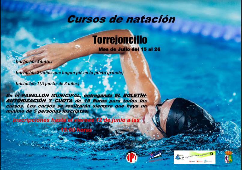 Curso de natación en Torrejoncillo