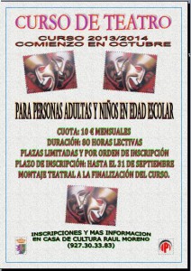 Curso anual de teatro