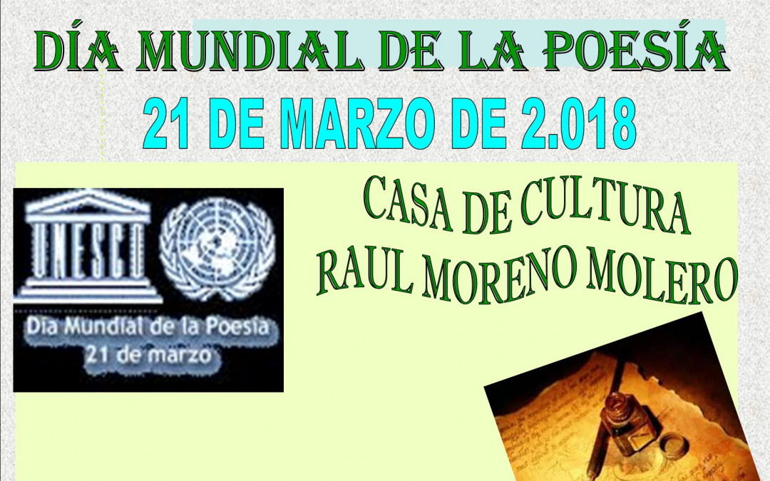 Celebración del Día Mundial de la Poesía de Torrejoncillo y Valdencin