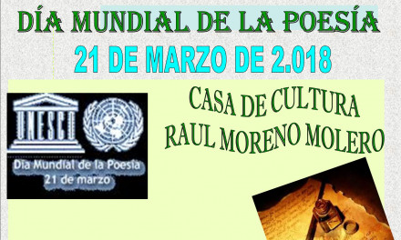 Celebración del Día Mundial de la Poesía de Torrejoncillo y Valdencin