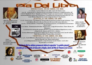 DIA DEL LIBRO torrejoncillo 2016