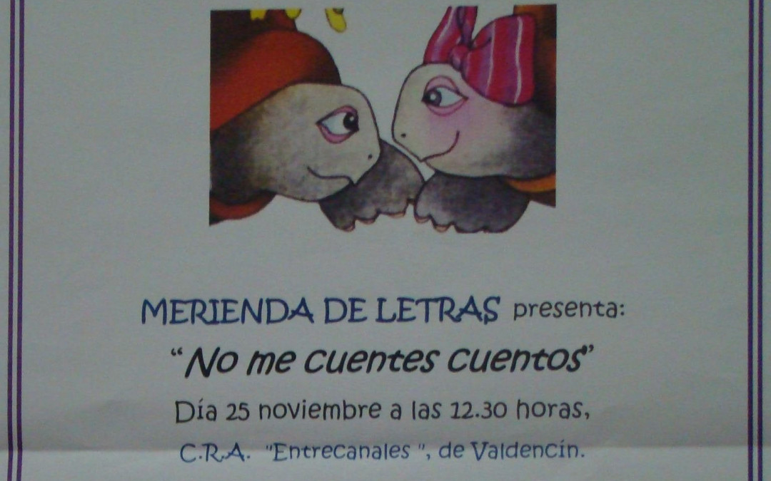 «No me cuentes cuentos» en el CRA Entrecanales
