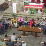 El pasado sabado se reunieron mayordomos/portaestandartes, pregoneros, oferentes y colaboradores delos ultimos 50 años de Encamisá