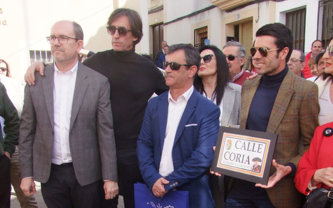 Dedicada la Calle Coria a Emilio de Justo