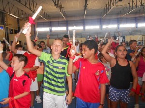 En los campamentos de verano de Torrejoncillo también se cantó a San Fermín - CEDIDA