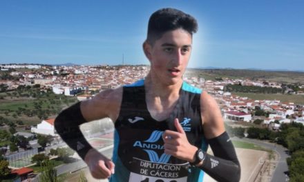 Plata en 800 Masculino en el Campeonato de Extremadura de Pista