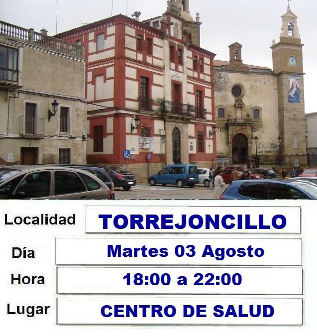 Colecta de Sangre en TORREJONCILLO