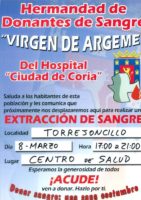 8 de Marzo – Jornada para DONAR SANGRE