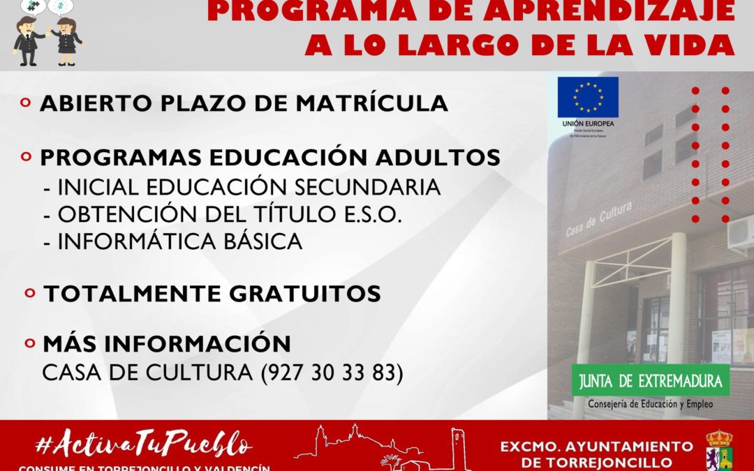 ¡NUNCA ES TARDE PARA APRENDER! TITULO E.S.O. E INFORMÁTICA BÁSICA