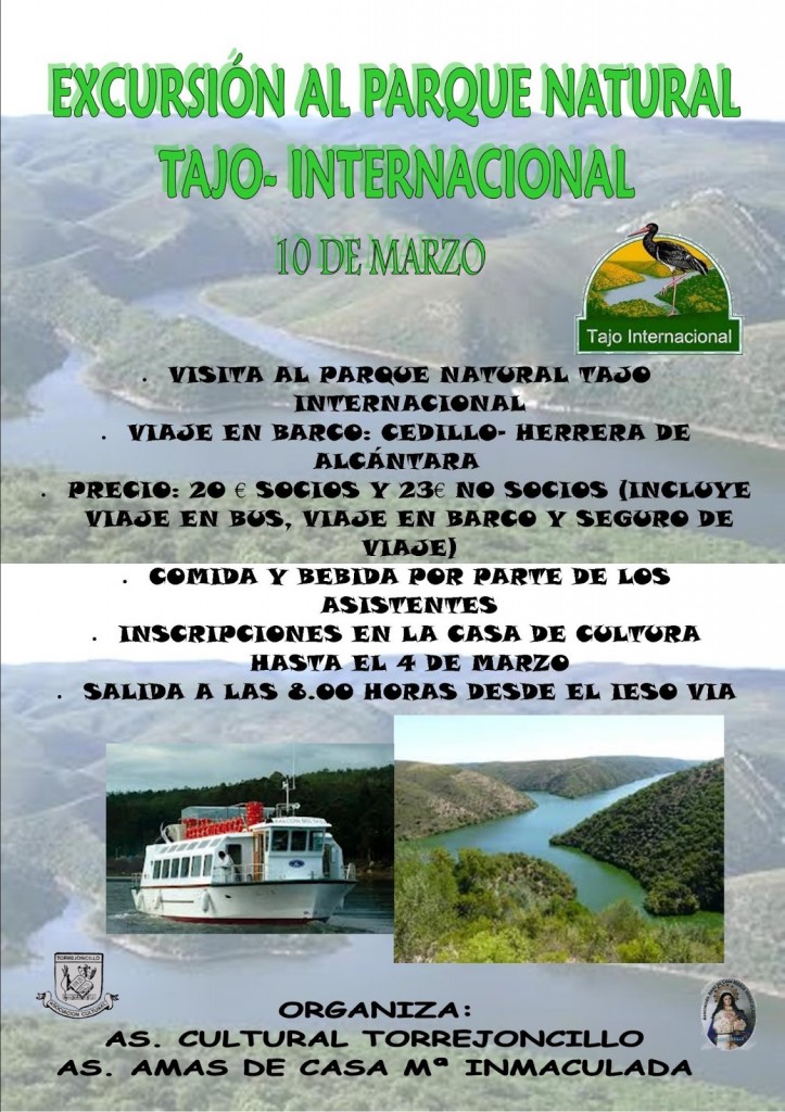 EXCURSION TAJO INTERNACIONAL