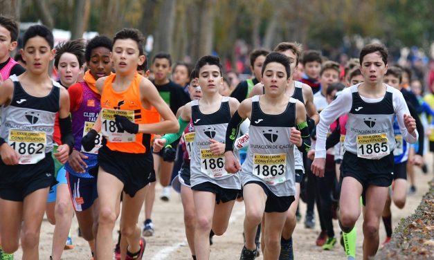 Treinta y ocho atletas extremeños viajan a Aranda de Duero para participar en el XXXIV Cross de la Constitución