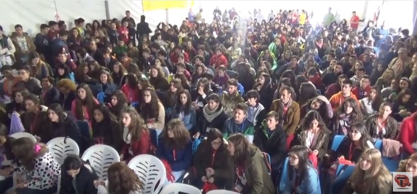 Exitoso encuentro de Jóvenes Cristianos a pesar de la lluvia (Contiene video)