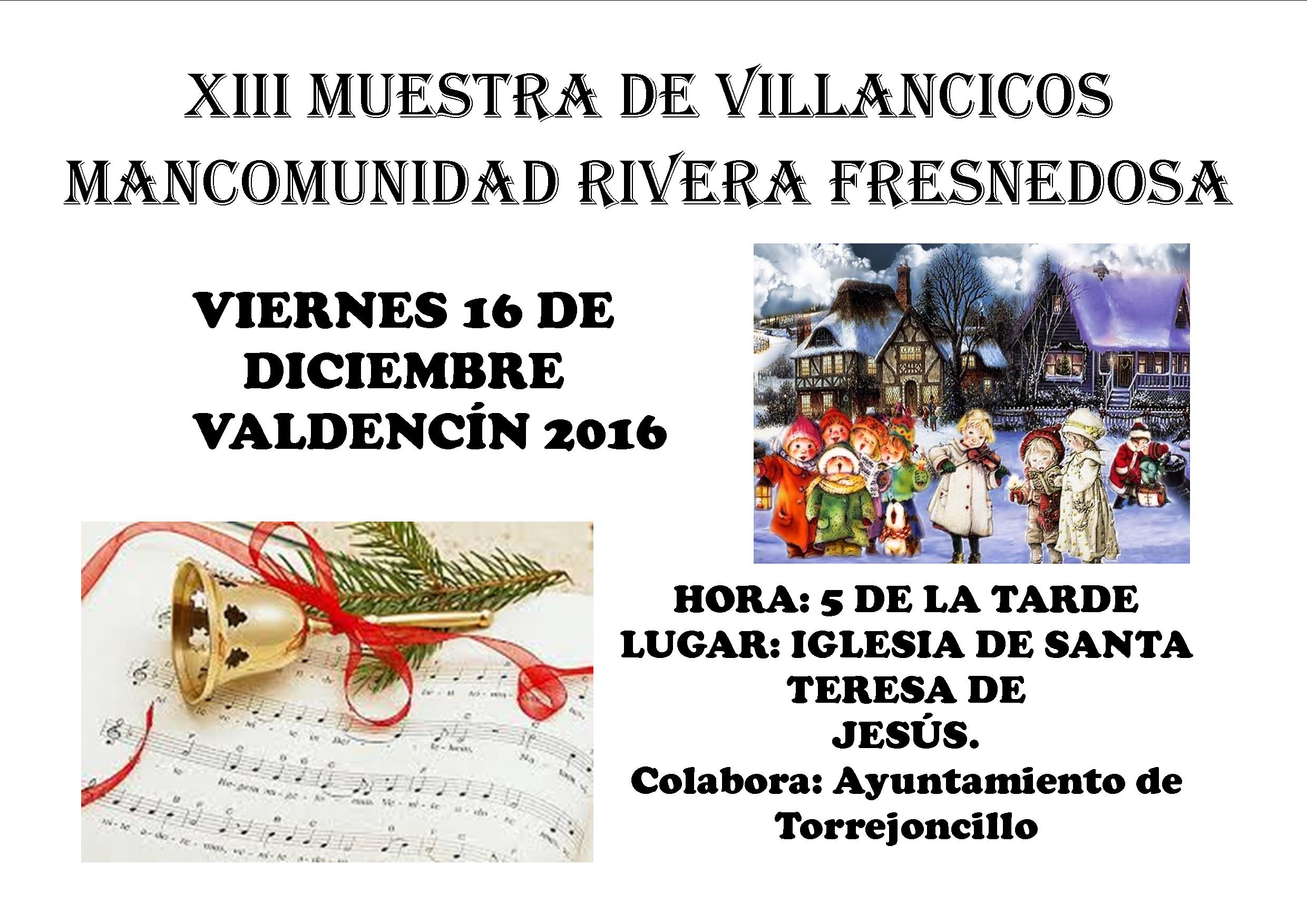 XIII muestra de Villancicos Mancomunidad Rivera de Fresnedosa