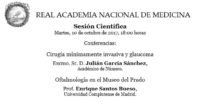 Conferencia de Enrique Santos en la Real Academia Nacional de Medicina