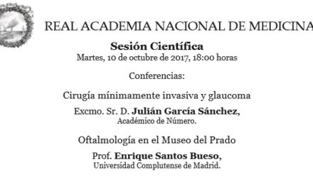 Conferencia de Enrique Santos en la Real Academia Nacional de Medicina