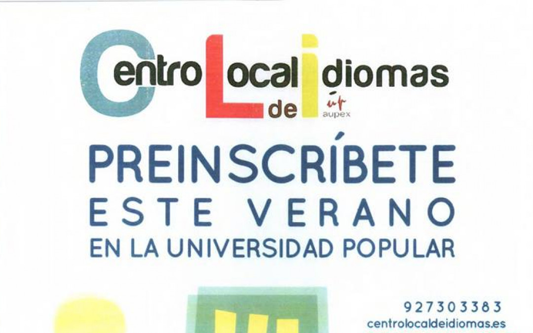 Abierto plazo de preinscripciones en el Centro Local de Idiomas