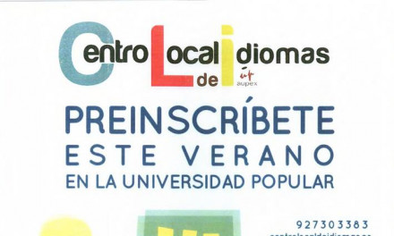 Abierto plazo de preinscripciones en el Centro Local de Idiomas