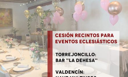 BASES PARA LA CONCESIÓN TEMPORAL DE INSTALACIONES MUNICIPALES PARA CELEBRACIONES DE EVENTOS ECLESIÁSTICOS DE AMBAS LOCALIDADES