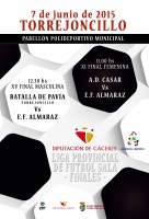 Este domingo: final de la Liga Provincial de Fútbol Sala en Torrejoncillo