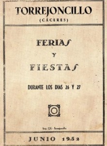 Feria Torrejoncillo 1952.