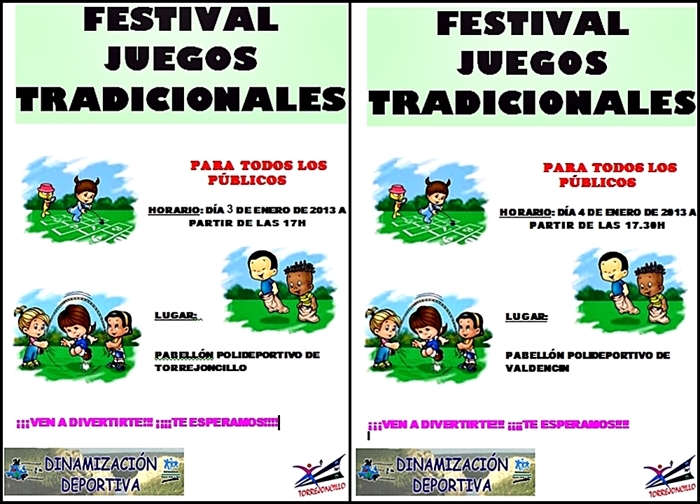 Festival Juegos Tradicionales Torrejoncillo y Valdencín
