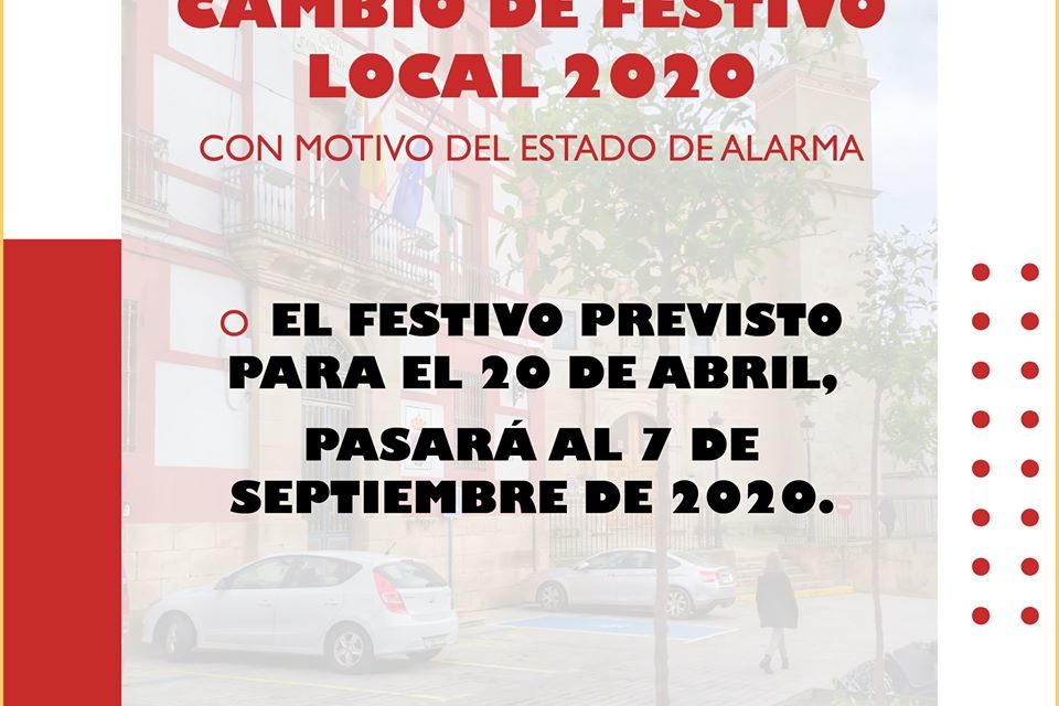 Cambio de Festivo Local