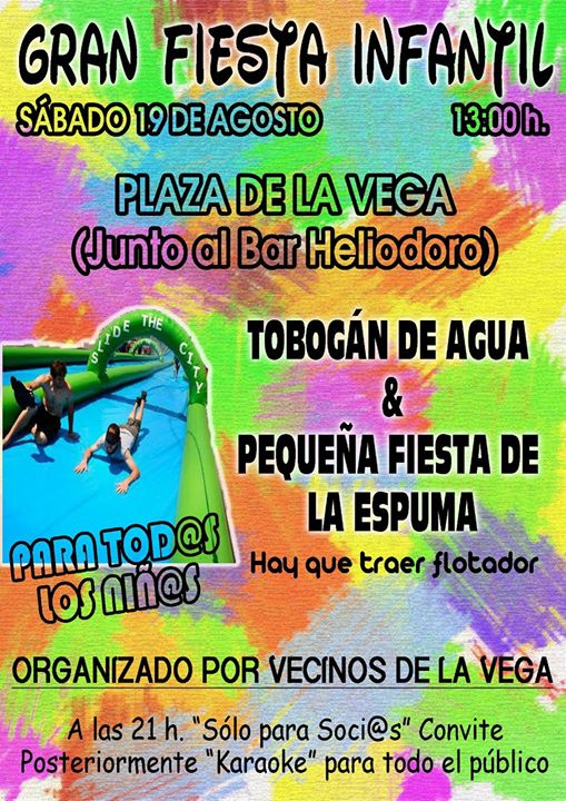 Gran fiesta infantil Plaza de la Vega