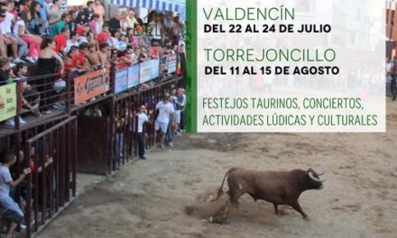 FECHAS DE LAS FIESTAS DE VERANO EN TORREJONCILLO Y VALDENCÍN