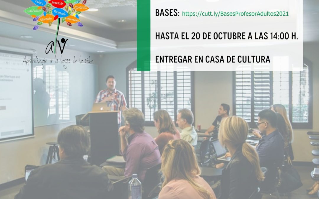 CONTRATACIÓN DE UN FORMADOR/A PARA ADULTOS