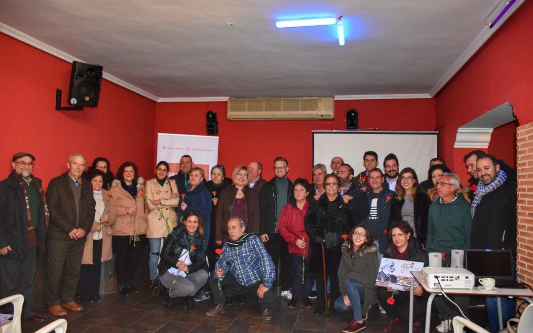 PSOE-Torrejoncillo: «40 años de Ayuntamientos Democráticos»