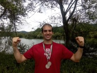 Fran Llanos, medalla de plata en el Campeonato de Euskadi en Legutiano