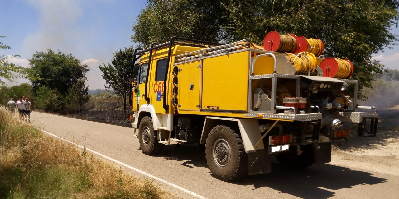 Primer incendio importante del año en Torrejoncillo