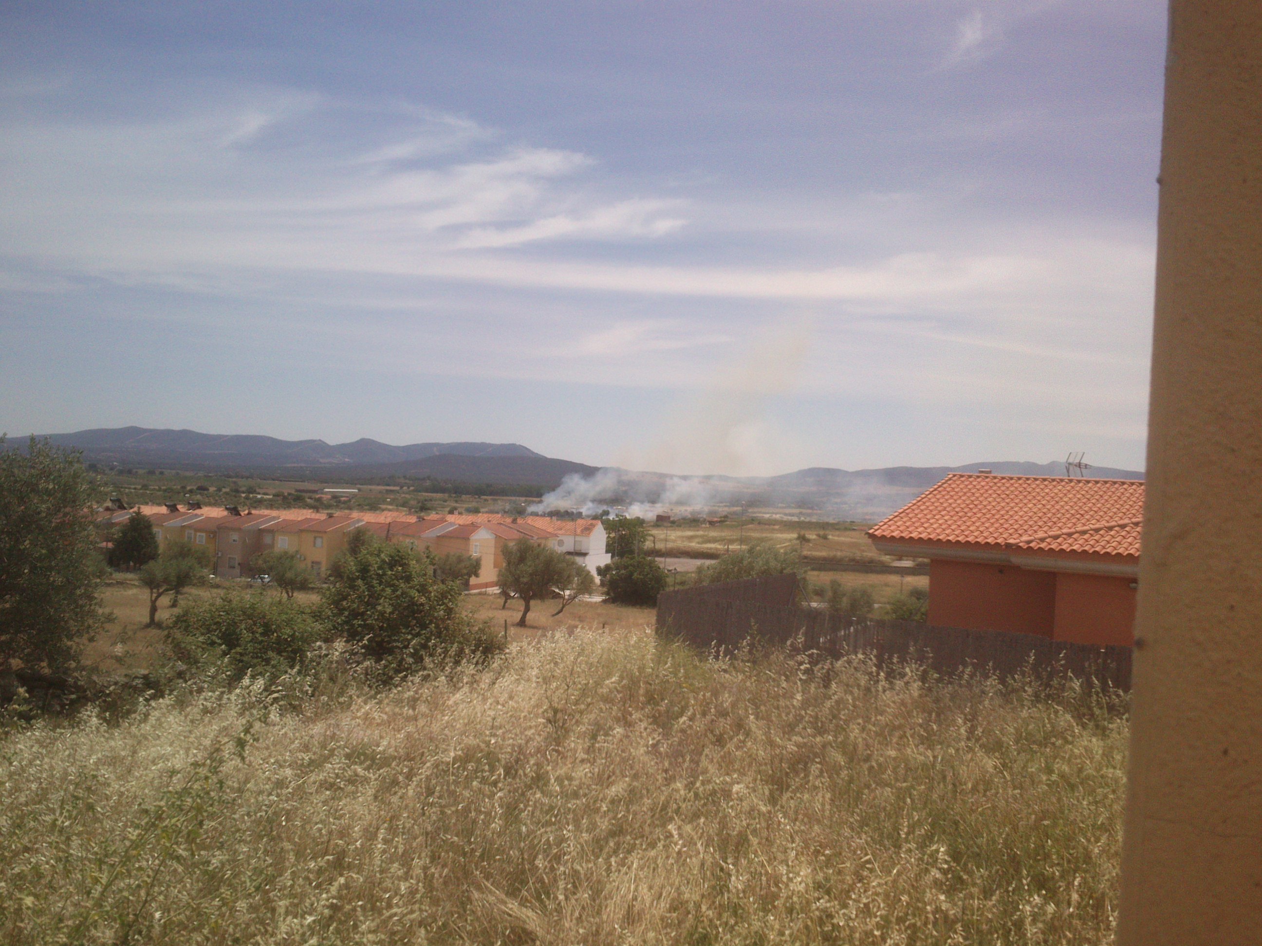 Primer fuego de la temporada en Torrejoncillo