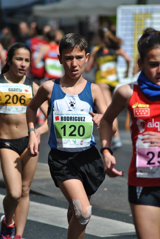 Gonzalo Rodríguez participa hoy en el Campeonato de España de Marcha