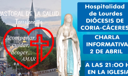 Charla sobre la Hospitalidad de Lourdes en la Parroquia de  Torrejoncillo