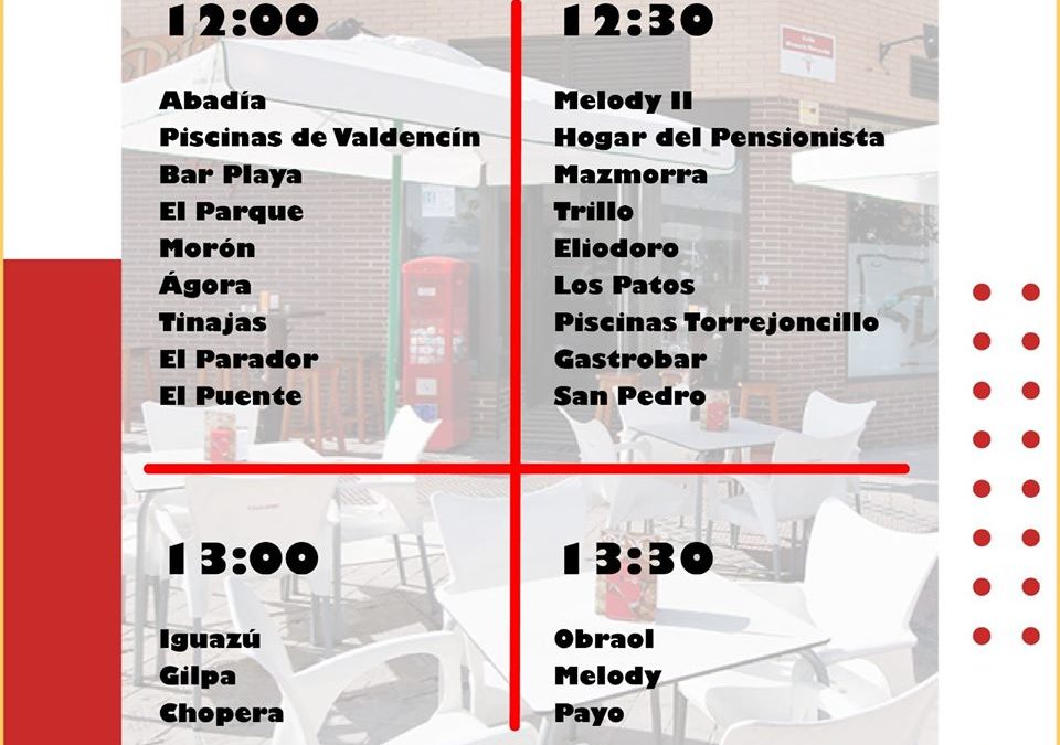 El Ayuntamiento se reune con los bares