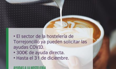 AMPLIACIÓN DE PLAZOS SUBVENCIÓN HOSTELERÍA