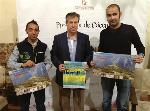 Pedro José Hernández y Fernando Manzano presentaron el I Kilómetro Vertical «Trofeo Diputación de Cáceres»